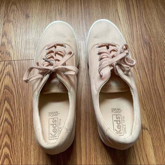Keds Dream Foam Platform Lace Up Sneaker in Rose - Picture 3 of 5